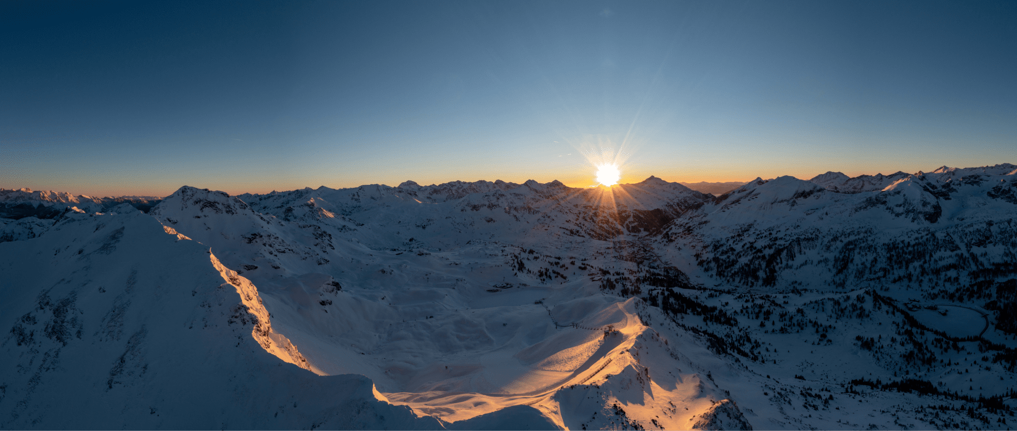 Sunset in Obertauern