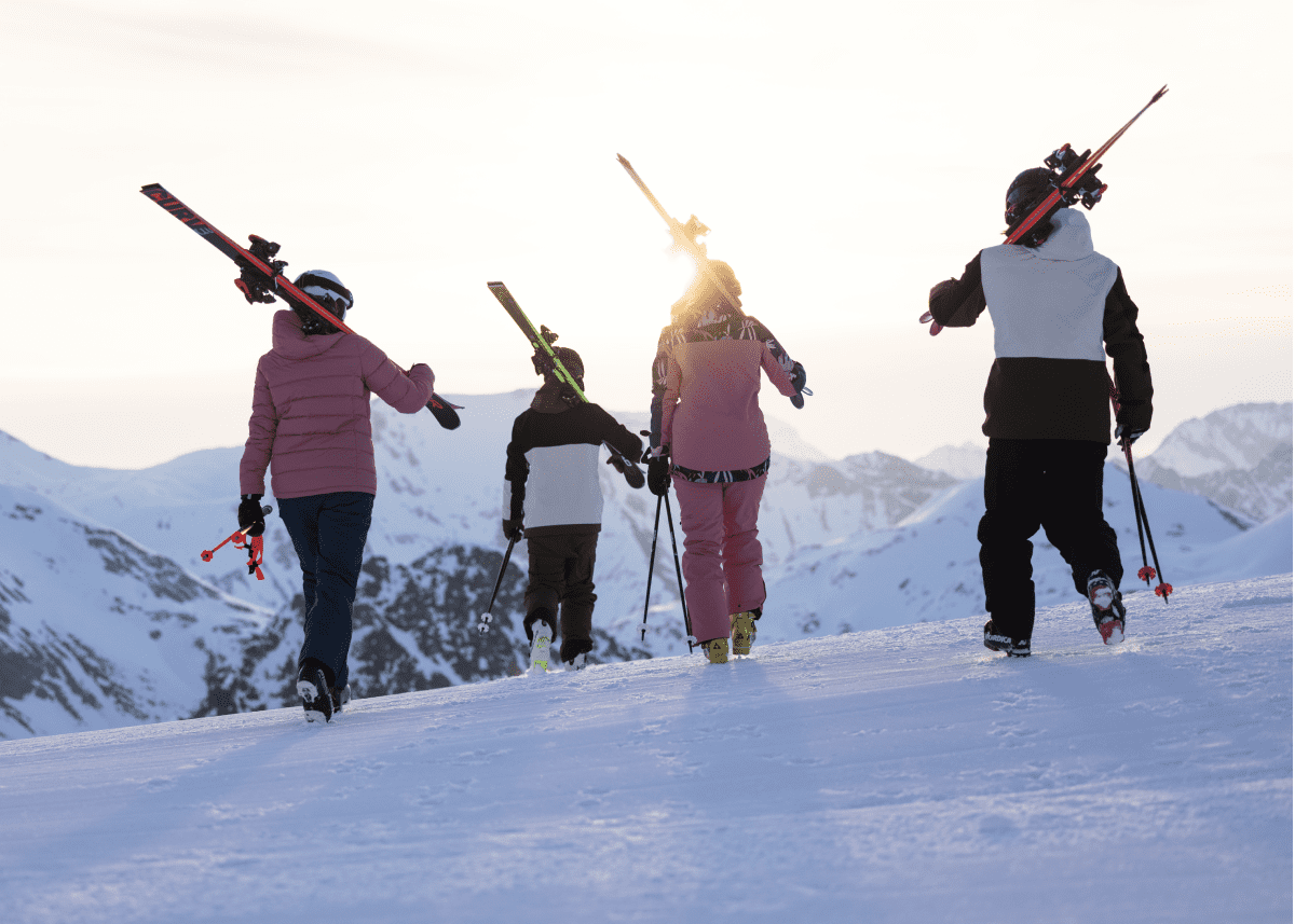 Skiing paradise Obertauern