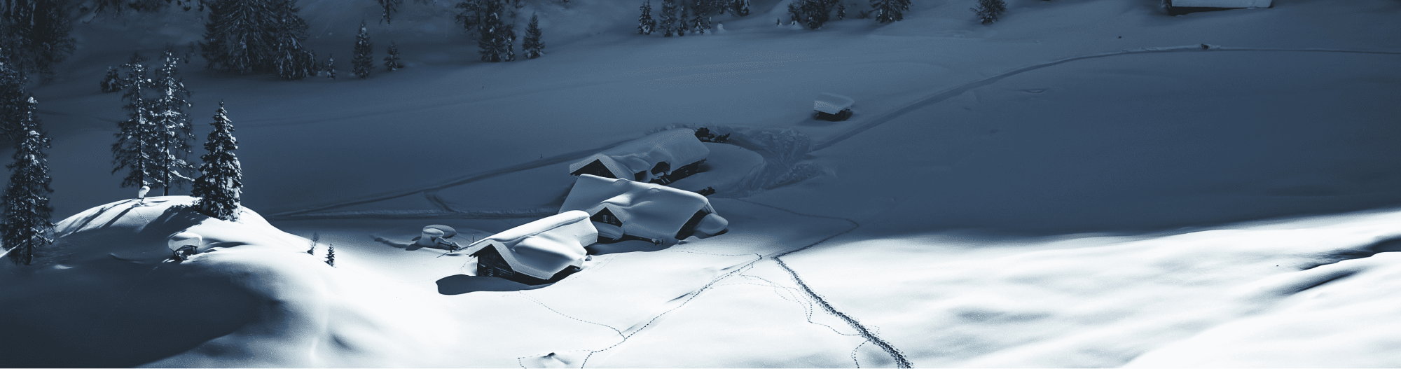 Winter landscape in Obertauern