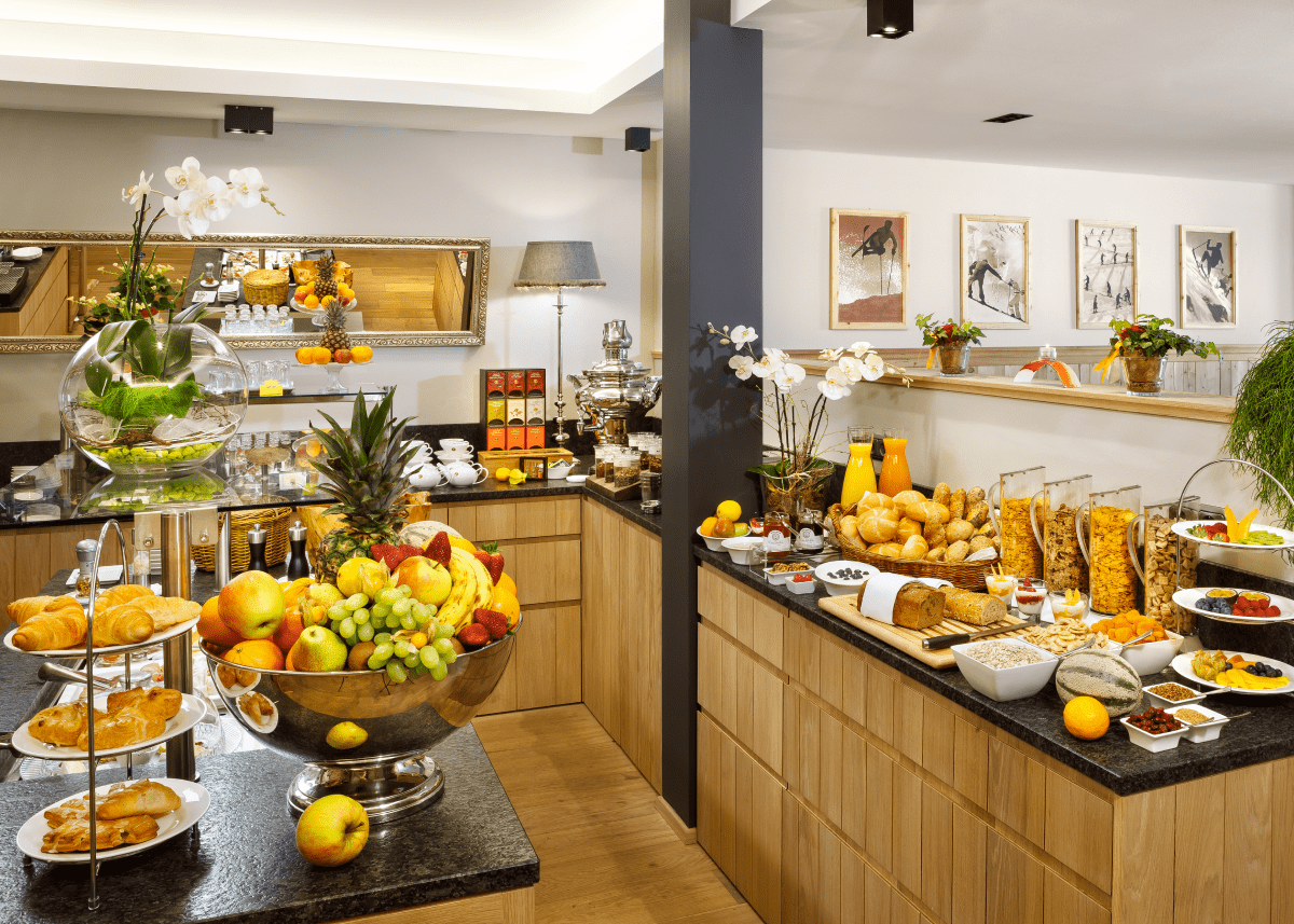 Bio-Frühstücksbuffet im Apparthotel Sonne
