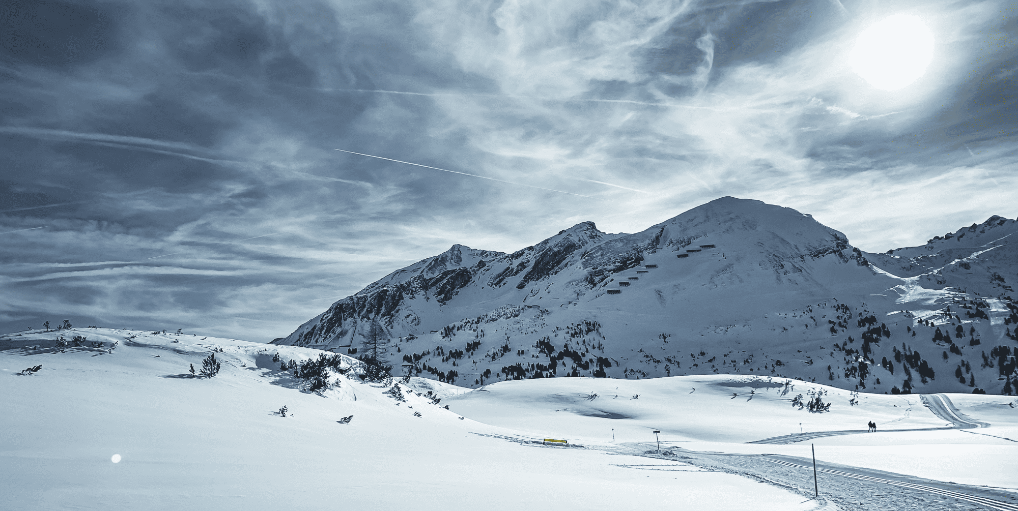Landschaft Winter Obertauern
