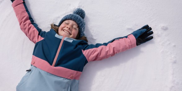 Mädchen im Schnee