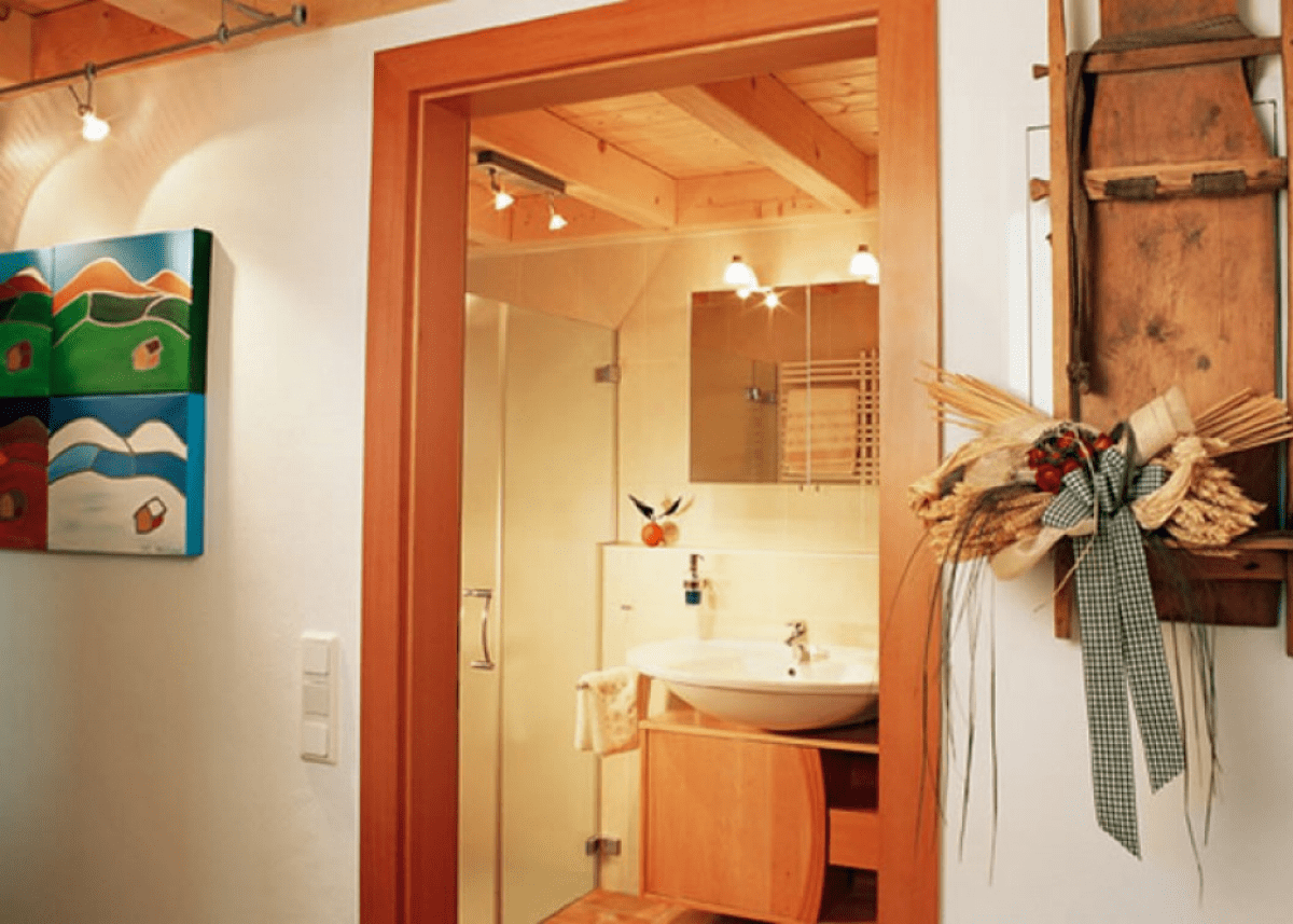 Badezimmer in der Ferienwohnung