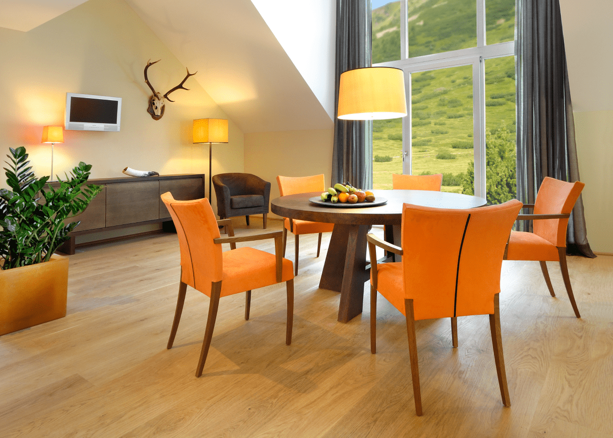 Essbereich im Apartment